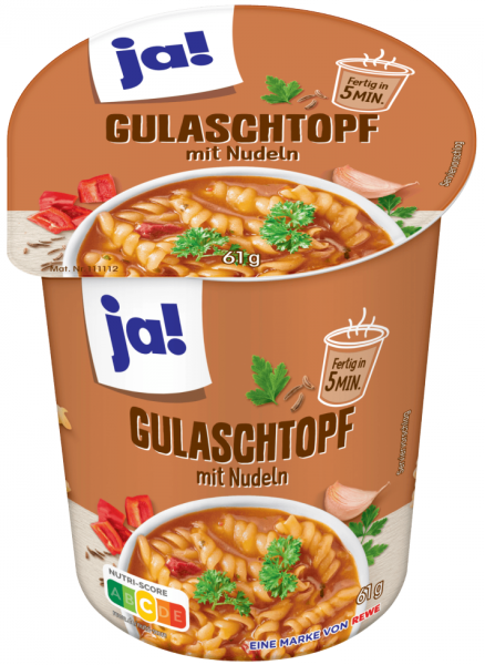 ja! - Gulaschtopf mit Nudeln 61g